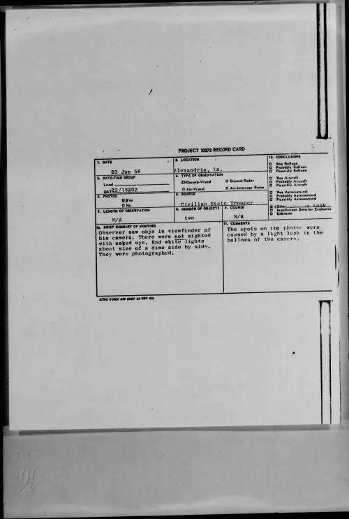 First page of 1958.06 - 8848255 - Alexandria, La
