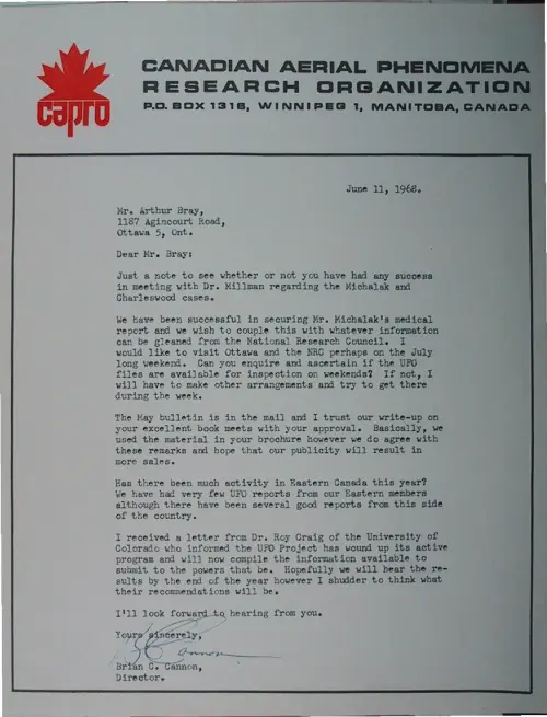 First page of Wilbert Smith Archives Files Box 1130 09 1130-09-p048