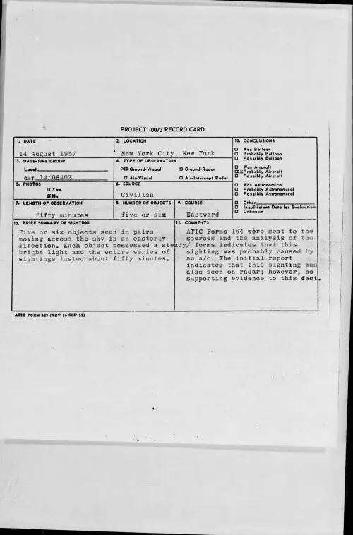 First page of 1957.08 - 6967774 - New York City, New York