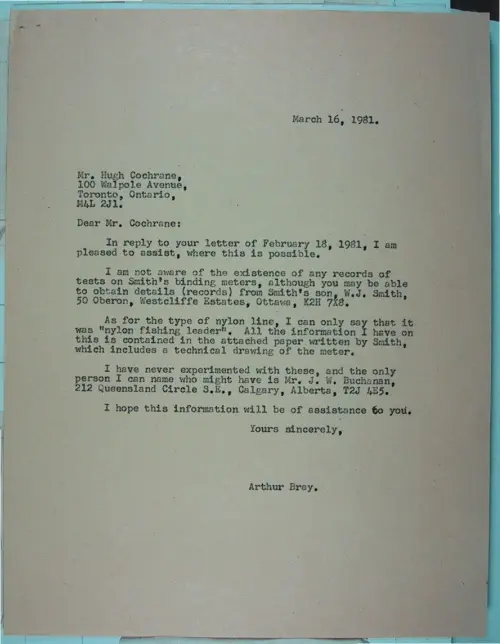 First page of Wilbert Smith Archives Files Box 1131 10 1131-10-p025
