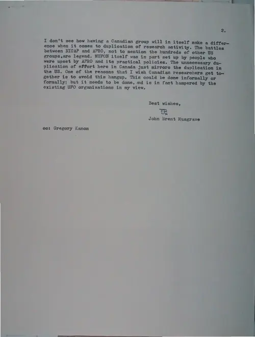 First page of Wilbert Smith Archives Files Box 1131 05 1131-05-p010