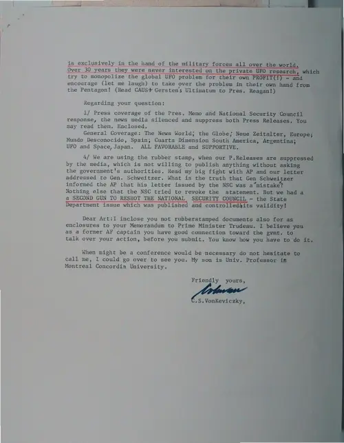 First page of Wilbert Smith Archives Files Box 1130 21 1130-21-p011