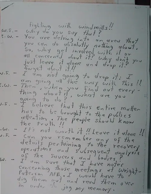 First page of Wilbert Smith Archives Files Box 1131 02 1131-02-p043