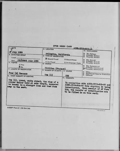 First page of 1955.07 - 6968969 - Arlington, California