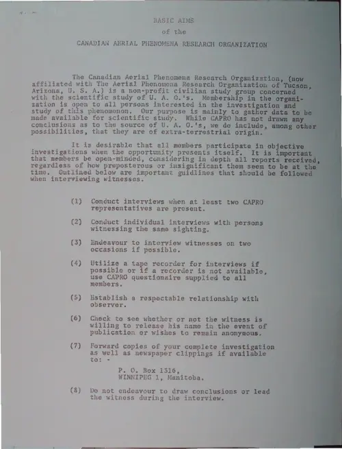 First page of Wilbert Smith Archives Files Box 1130 09 1130-09-p068