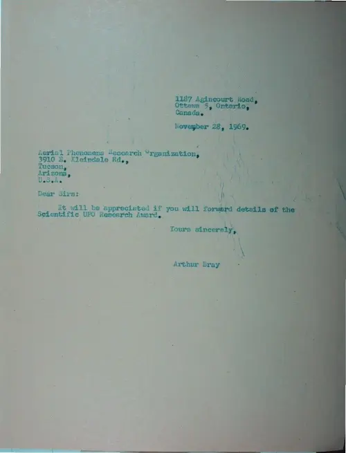 First page of Wilbert Smith Archives Files Box 1130 05 1130-05-p052