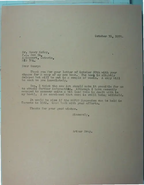 First page of Wilbert Smith Archives Files Box 1131 01 1131-01-p019