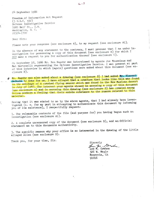 First page of Bill Moore Lee Graham Lee Graham Alien