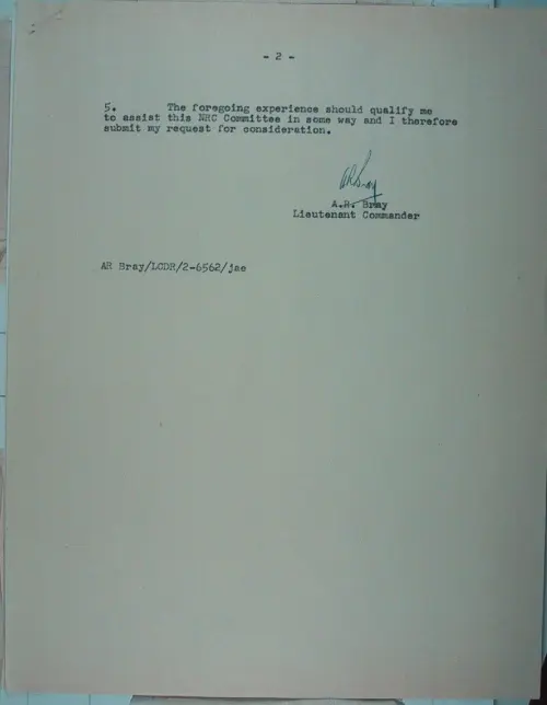 First page of Wilbert Smith Archives Files Box 1131 06 1131-06-p072