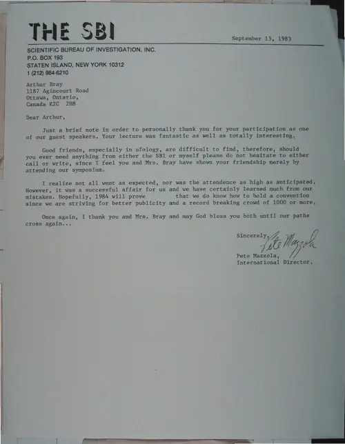 First page of Wilbert Smith Archives Files Box 1131 13 1131-13-p002