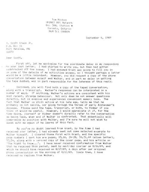 First page of Tom Mickus 2