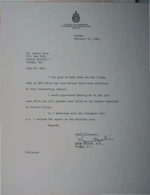 First page of Wilbert Smith Archives Files Box 1130 19 1130-19-p010