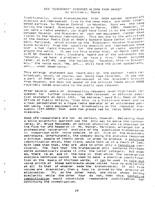 First page of Bill Moore Bill Moore File 2