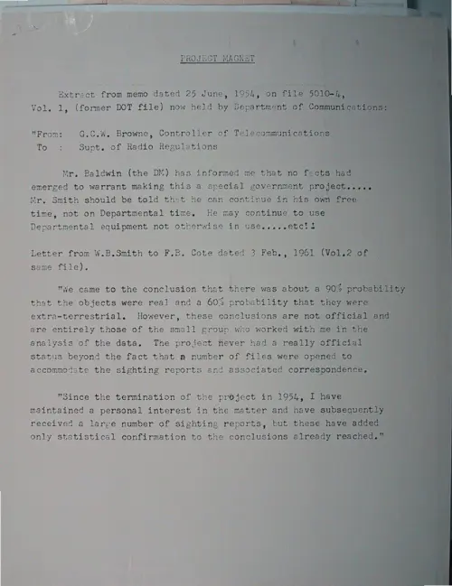 First page of Wilbert Smith Archives Files Box 1130 18 1130-18-p041