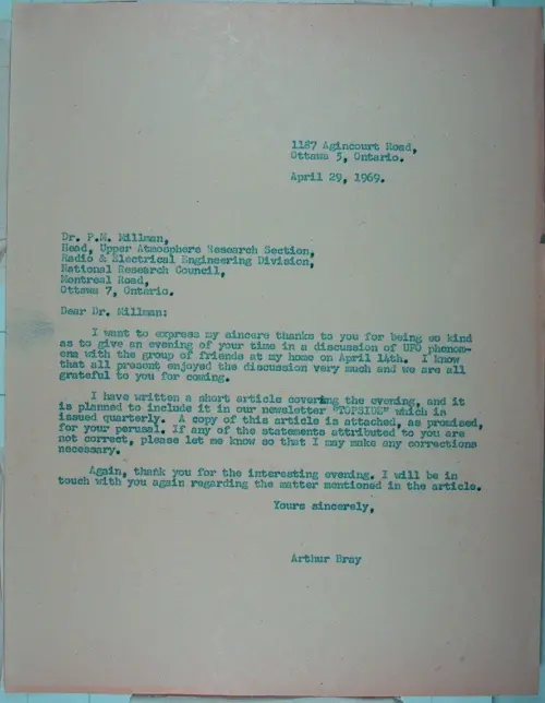 First page of Wilbert Smith Archives Files Box 1131 06 1131-06-p061