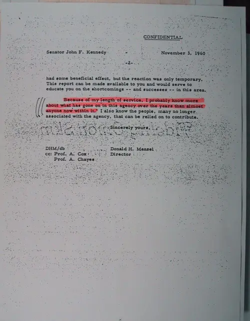 First page of Wilbert Smith Archives Files Box 1131 02 1131-02-p134