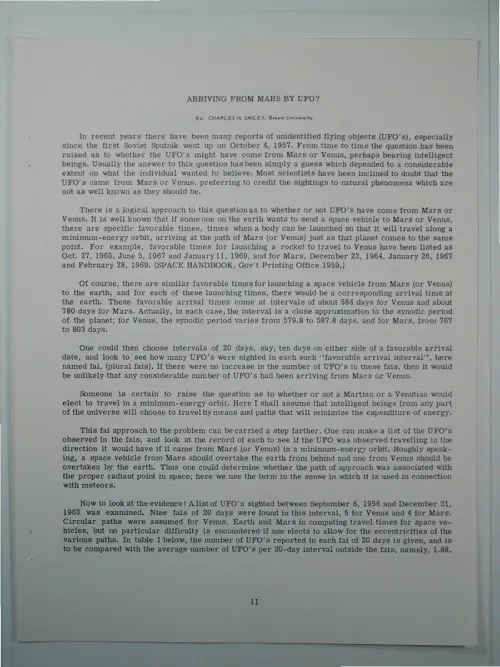 First page of Wilbert Smith Archives Files Box 1136 03 1136-03-p012