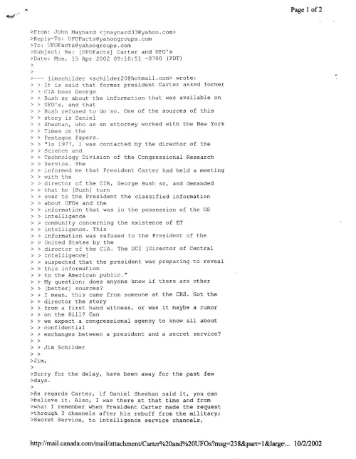 First page of Ronald Reagan John Maynard John Maynard