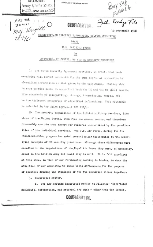 First page of Canada Research and Development Board 1