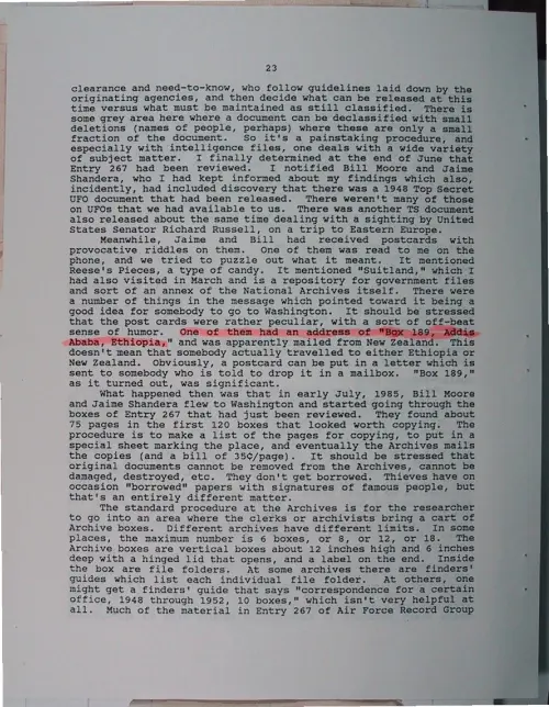 First page of Wilbert Smith Archives Files Box 1131 03 1131-03-p068