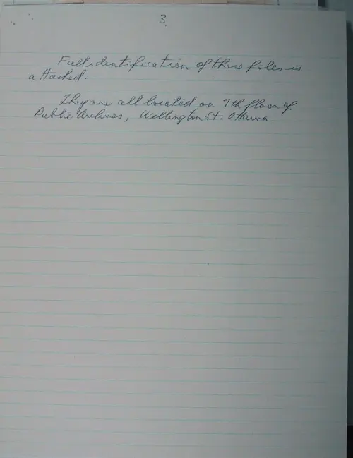 First page of Wilbert Smith Archives Files Box 1130 18 1130-18-p013