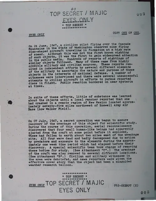 First page of Wilbert Smith Archives Files Box 1131 03 1131-03-p109
