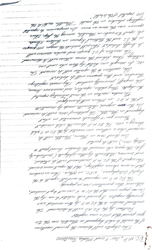 First page of Charlie Red Star Notes 1