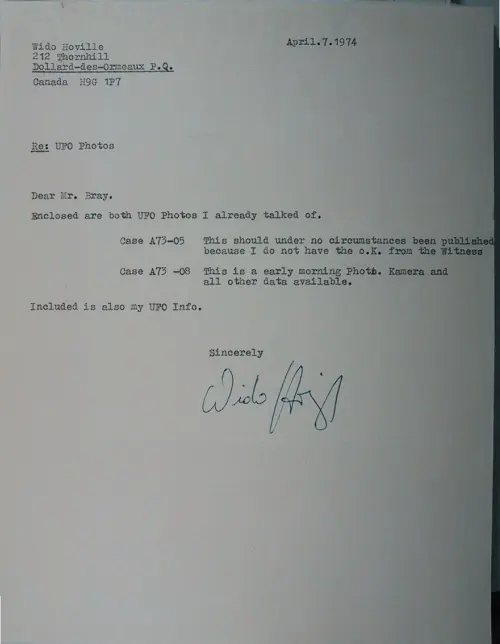 First page of Wilbert Smith Archives Files Box 1130 20 1130-20-p013