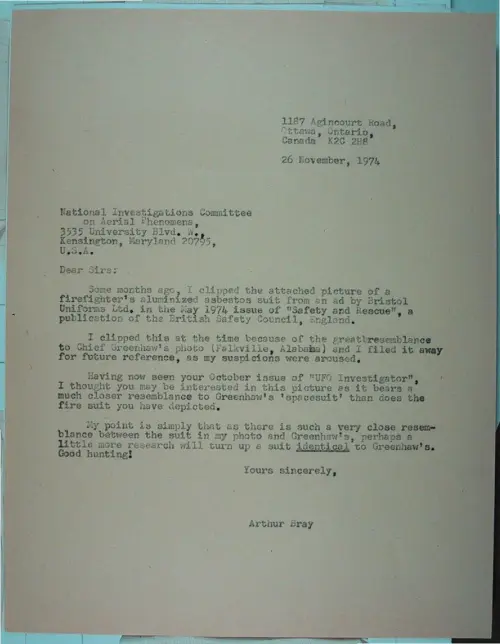 First page of Wilbert Smith Archives Files Box 1131 08 1131-08-p008