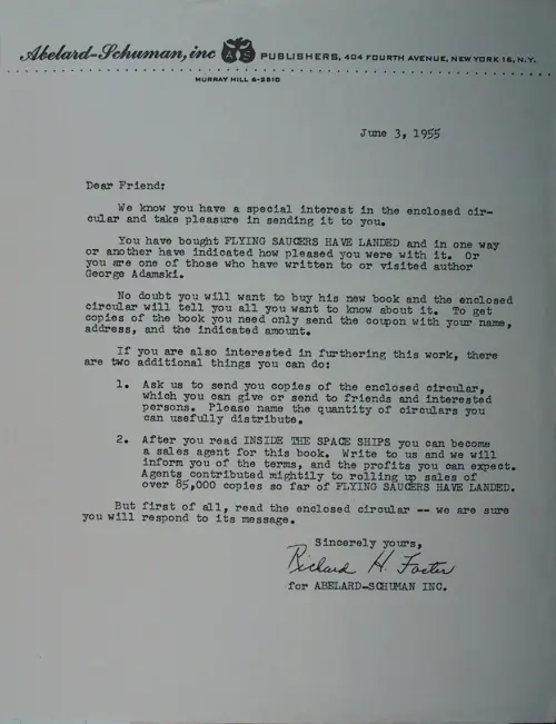 First page of Wilbert Smith Archives Files Box 1130 04 1130-04-p084