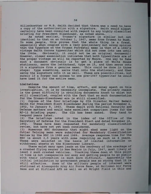 First page of Wilbert Smith Archives Files Box 1131 03 1131-03-p103
