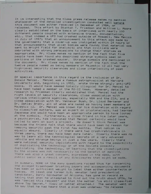 First page of Wilbert Smith Archives Files Box 1131 02 1131-02-p100