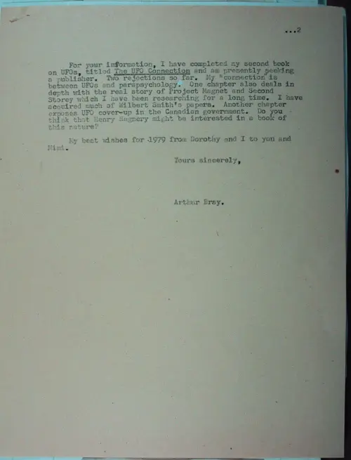 First page of Wilbert Smith Archives Files Box 1130 10 1130-10-p095