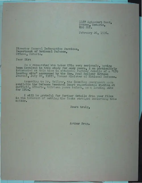First page of Wilbert Smith Archives Files Box 1131 15 1131-15-p018
