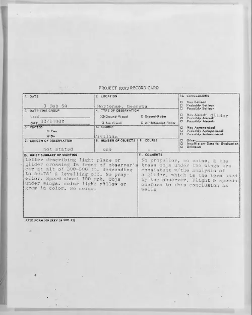 First page of 1958.02 - 6960289 - Hortense, Georgia