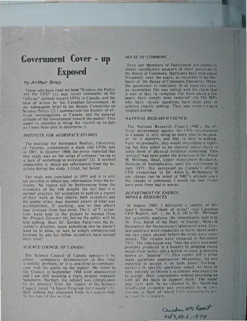 First page of Wilbert Smith Archives Files Box 1130 18 1130-18-p068
