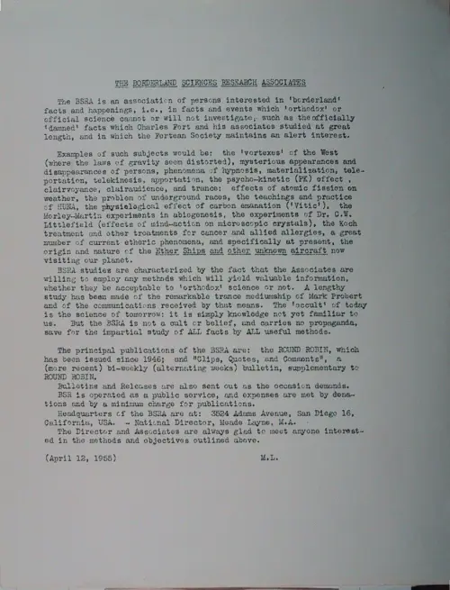 First page of Wilbert Smith Archives Files Box 1130 07 1130-07-p040