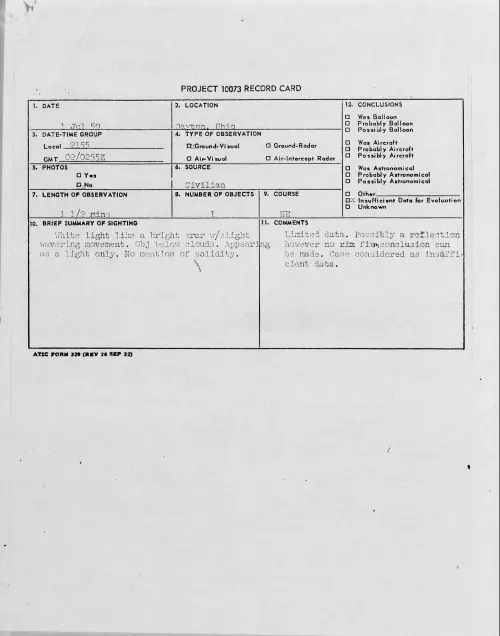 First page of 1959.07 - 8406991 - Dayton, Ohio