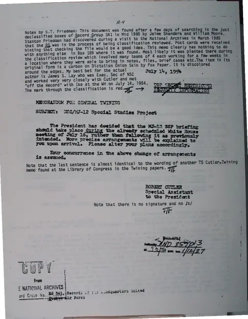 First page of Wilbert Smith Archives Files Box 1131 03 1131-03-p115