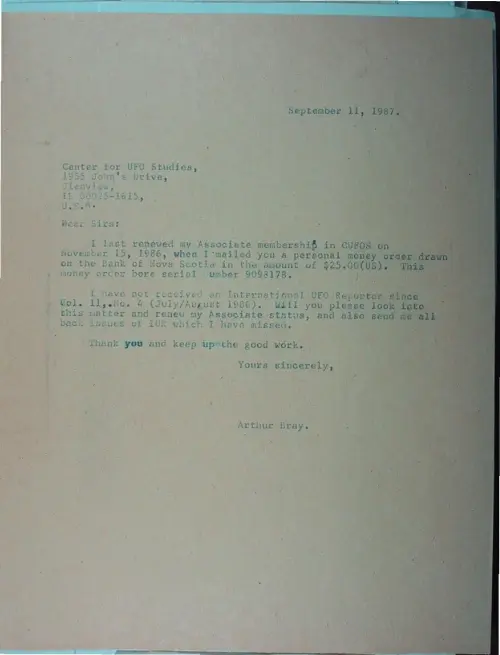First page of Wilbert Smith Archives Files Box 1130 10 1130-10-p028
