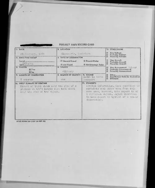 First page of 1960.02 - 6969904 - Alexandria, Louisiana
