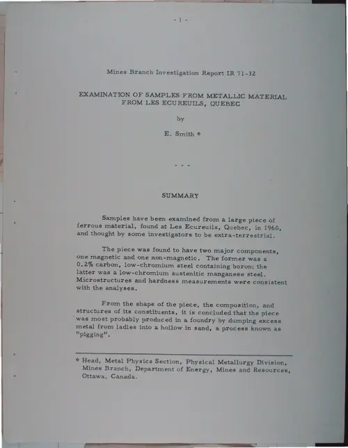 First page of Wilbert Smith Archives Files Box 1131 19 1131-19-p065