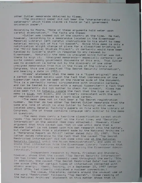 First page of Wilbert Smith Archives Files Box 1131 02 1131-02-p097