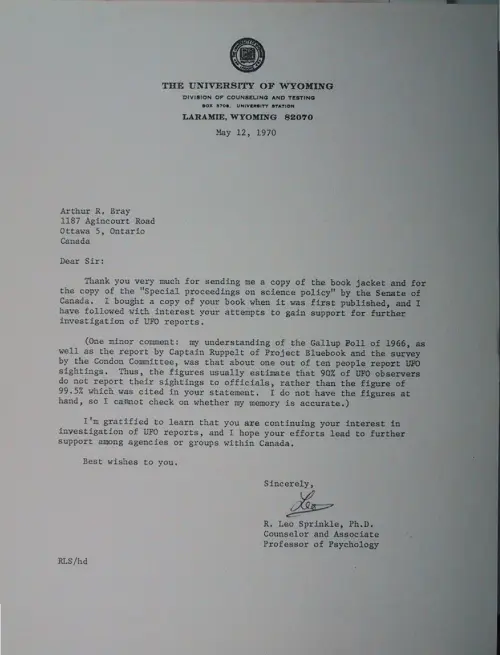 First page of Wilbert Smith Archives Files Box 1130 11 1130-11-p051