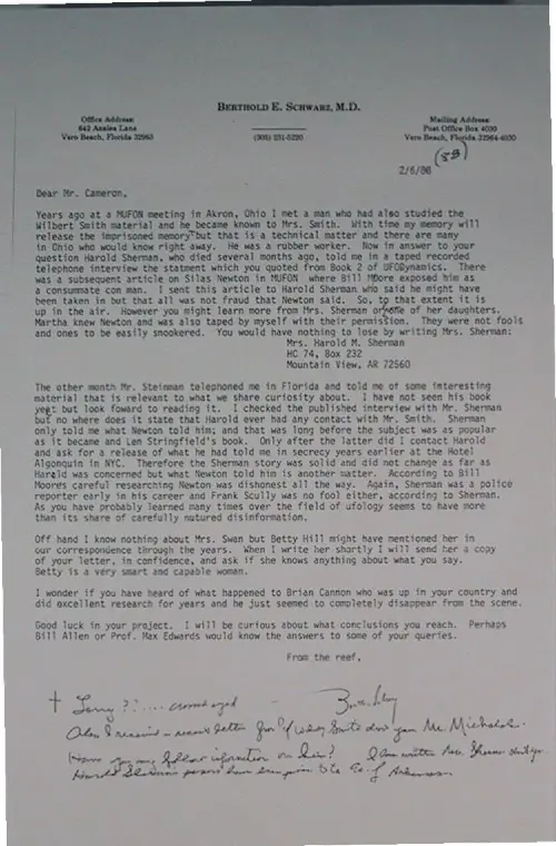 First page of Wilbert Smith Archives Files Box 1131 02 1131-02-p053