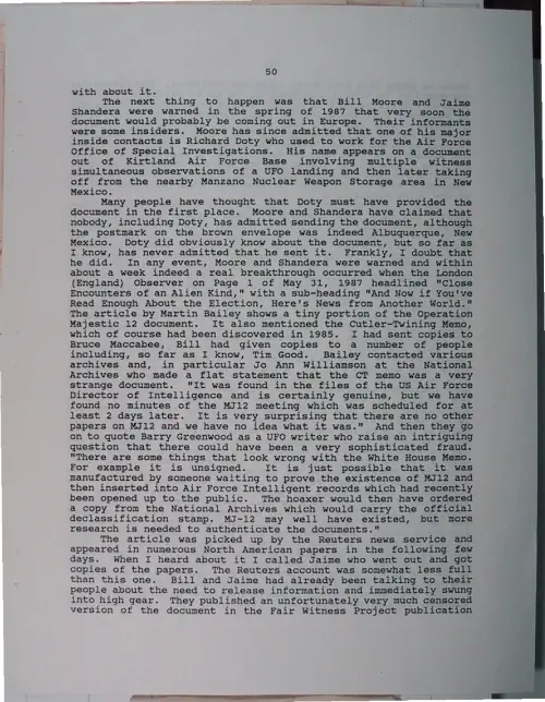 First page of Wilbert Smith Archives Files Box 1131 03 1131-03-p095