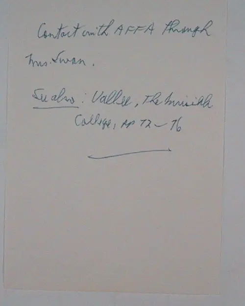 First page of Wilbert Smith Archives Files Box 1131 10 1131-10-p004