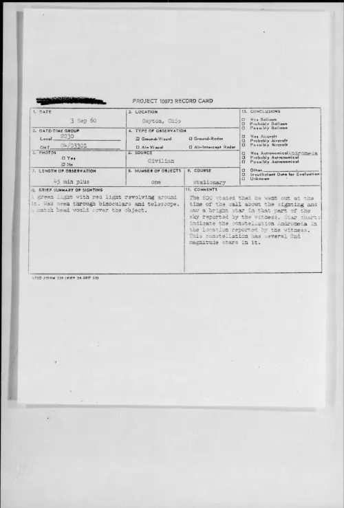 First page of 1960.09 - 8227104 - Dayton, Ohio