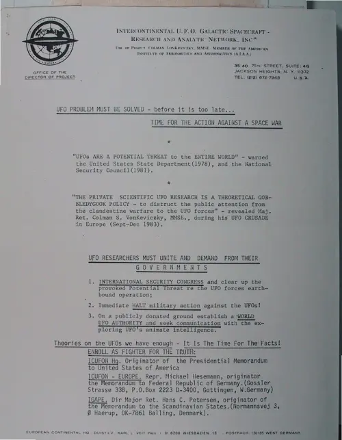 First page of Wilbert Smith Archives Files Box 1130 21 1130-21-p227
