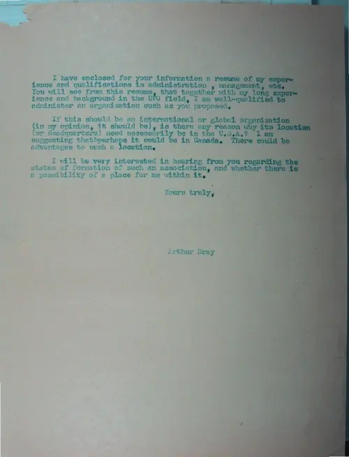 First page of Wilbert Smith Archives Files Box 1130 10 1130-10-p180